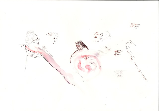 Megan & others at tea 